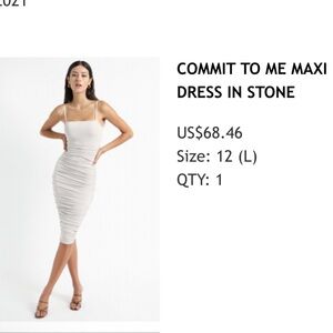 Showpo Commit to Me Maxi Dress